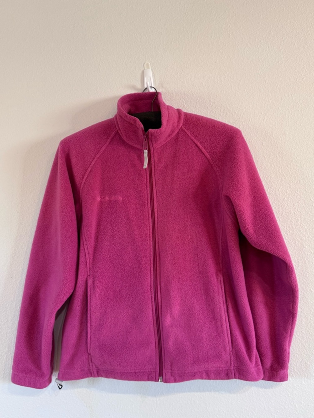 Columbia Women's Vibrant Pink Fleece Jacket Women’s Medium